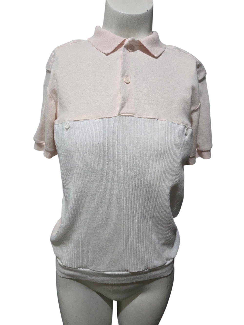 Vintage Kennington Polo Youth L 16-18 | Fits Women's XS/S | Pink White